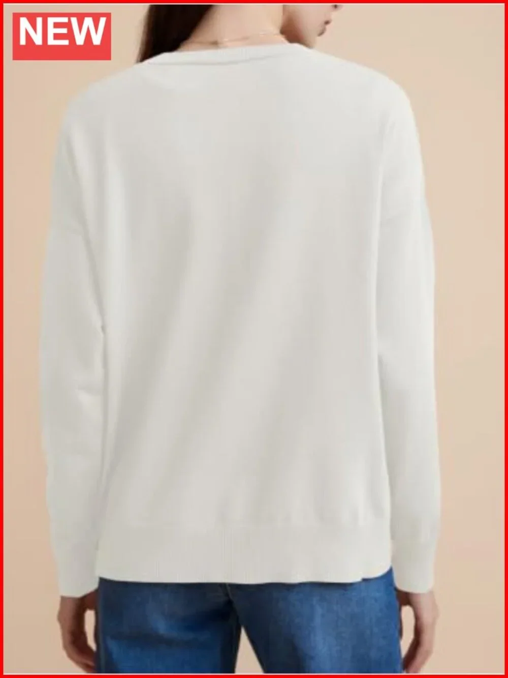 Oversized Open Front Cardigan Sweater Women V-Neck Long Sleeve Knit